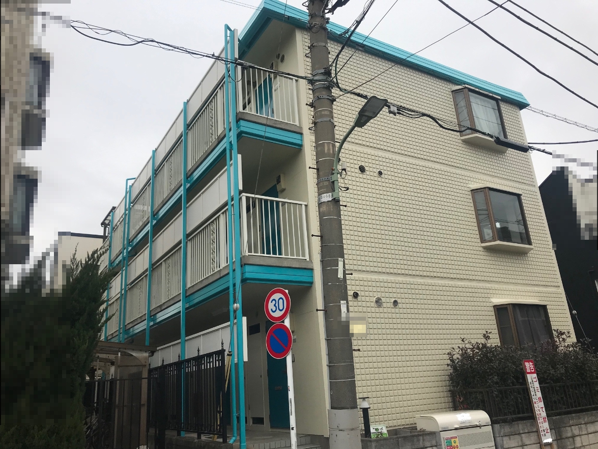 東京都大田区　賃貸物件アパート集合住宅　屋根・外壁・附帯物塗装