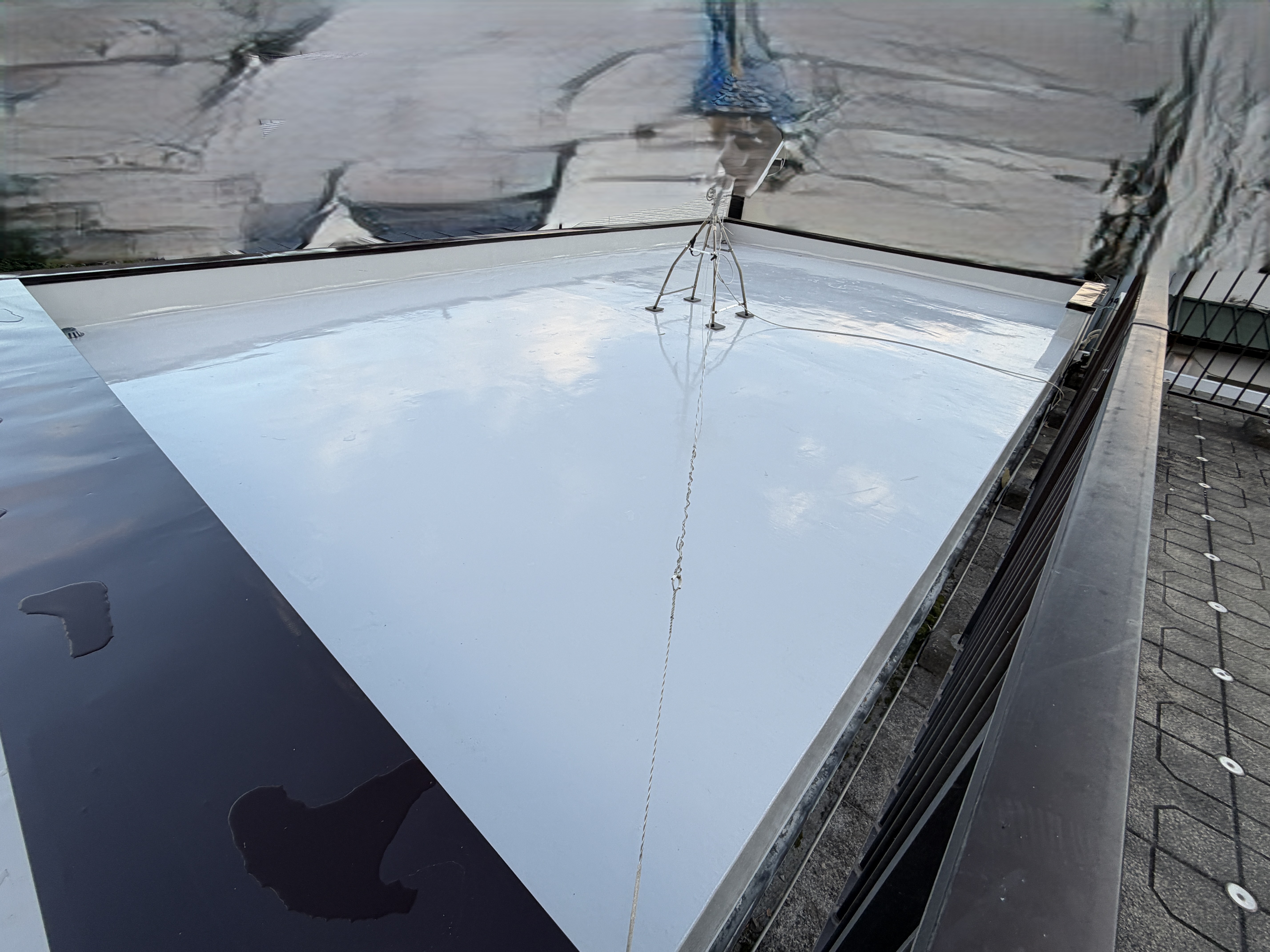 磯子区　戸建　外壁・屋根・附帯物・鉄骨階段　N様邸4